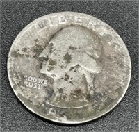 Vintage 1936 25C Washington Silver Quarter Coin