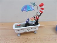 Hallmark The Cat in the Hat in Tub Figurine