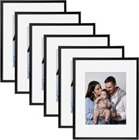 SYNTRIFIC 16x20 Picture Frames Set of 6  Black