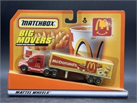 MATCHBOX BIG MOVERS MCDONALDS SEMI TRUCK 1999 RARE