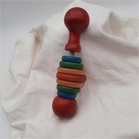Old Wooden Fun & Creative Baby Rattle