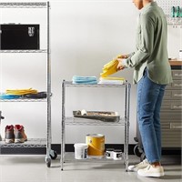 Amazon Basics 3-Shelf Metal Storage Unit