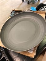 24 pc 10 in camping salad plate grey