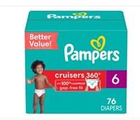 Pampers Cruisers 360 Diapers Size 6 76 Count