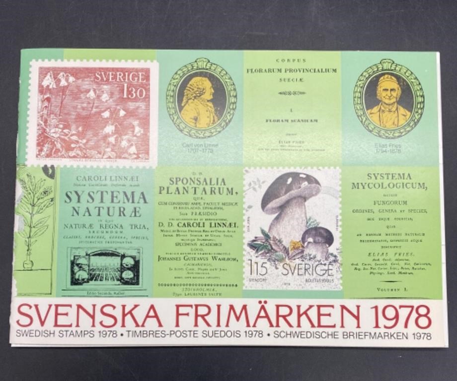 1978 Swedish Official Postage Stamp Booklet
