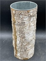 Tall Birch Vase W/ Zinc Liner