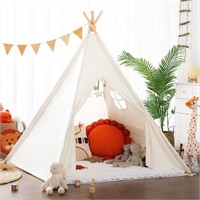 Monobeach Teepee Tent for Kids - White