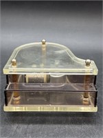 Vintage Sankyo Clear Lucite Grand Piano Music Box