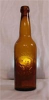 Marion Indiana Brewing blob top glass bottle