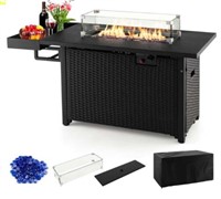 Costway 35-in Propane Gas Fire Pit Table