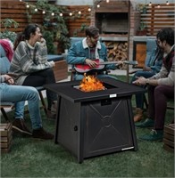 Costway 30'' Square Propane Gas Fire Pit
