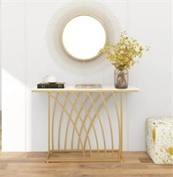 Costway 48'' Modern Golden Console Table