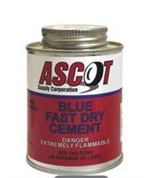 ASCOT Blue Chemical Vulcanizing Cement - 8 Oz