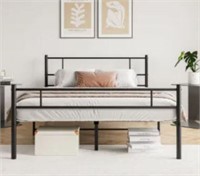 Household Simple  Metal Frame Bed Queen