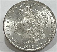 1882 p Crisp Clean BU Morgan Silver Dollar
