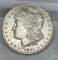 1881 O Better Date in Grade BU Morgan Dollar