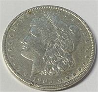 1903  p US Silver Morgan Dollar Better Date
