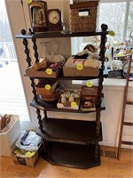 5 Tier Wooden Shelf (CONTENTS NOT INCLUDED)