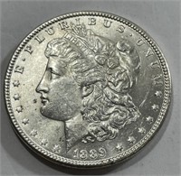 1889 BU Grade Morgan Silver Dollar