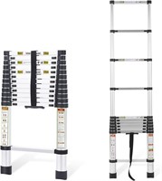 12.5FT RIKADE Aluminum Telescoping Ladder