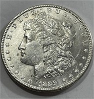 1889 BU Grade Morgan Silver Dollar