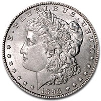 1898 P UNC Morgan Silver Dollar