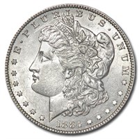 1884 UNC Morgan Silver Dollar