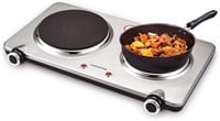 1800W Electric Double Burner  6-Speed