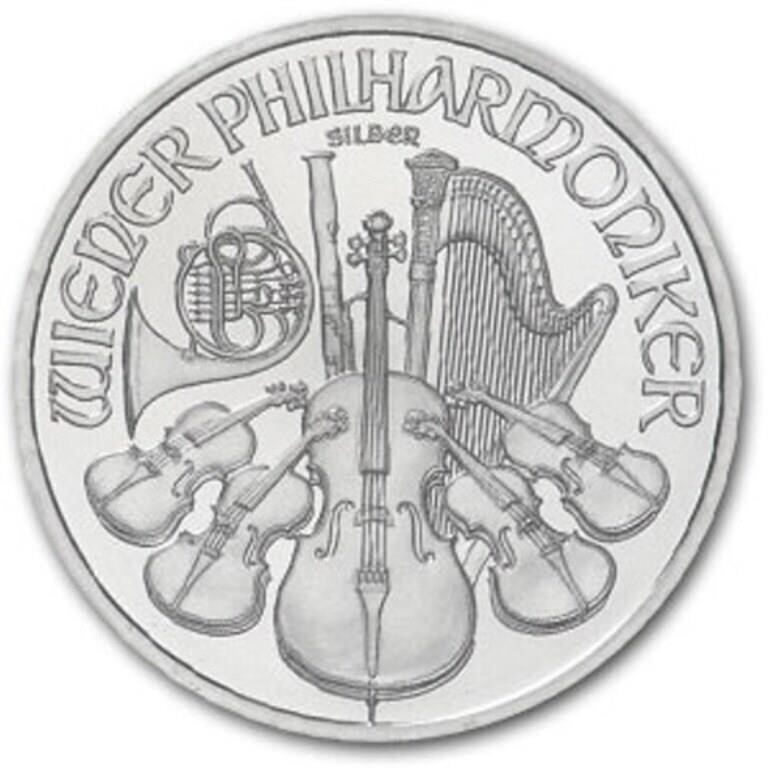 1 oz. Silver Austrian Philharmonic Bullion