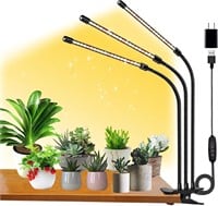 Full Spectrum Indoor Plant Grow Lights  3-Head