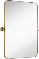 *Hamilton Hills 22x30'' Brushed Gold Metal Mirror