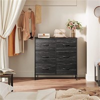 WLIVE 31'' Fabric Dresser  With 6 Drawers