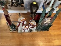 Decorator Snowmen, Reindeer & Santa