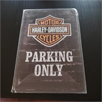Harley Parking Sign 8x11