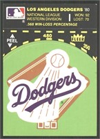 Vintage Sticker Los Angeles Dodgers Los Angeles Do