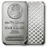 1 oz Silver Morgan Design Bar - .999 Pure