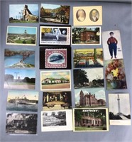 21 post cards