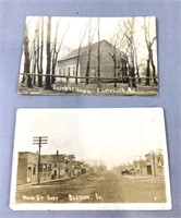 1912 & 1919 original photograph postcards