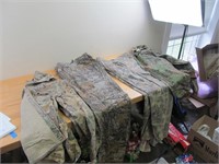 Lot of Camouflauge Clothes Hunting