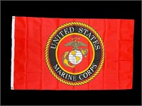 United States Marine Corps 2 Shirts & 1 Large Flag