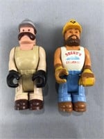 Vintage fisher price husky tow truck driver and