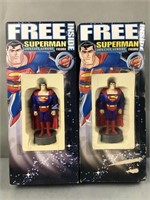 2 Superman figures