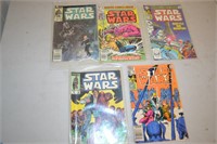 Five Star Wars Comics 36,57,60,91, 92