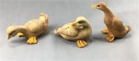 3 Home interiors and gifts resin ducklings