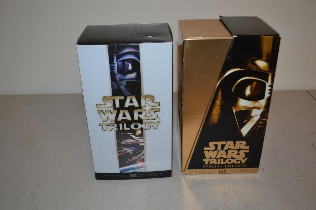 Two Star Wars Trilogy VHS