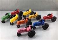 9 scale models museum toy tractors