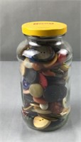 Bottle of buttons