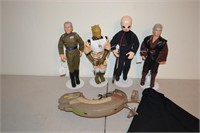 Star Wars 1998-2002 Four Figures and Vehicle