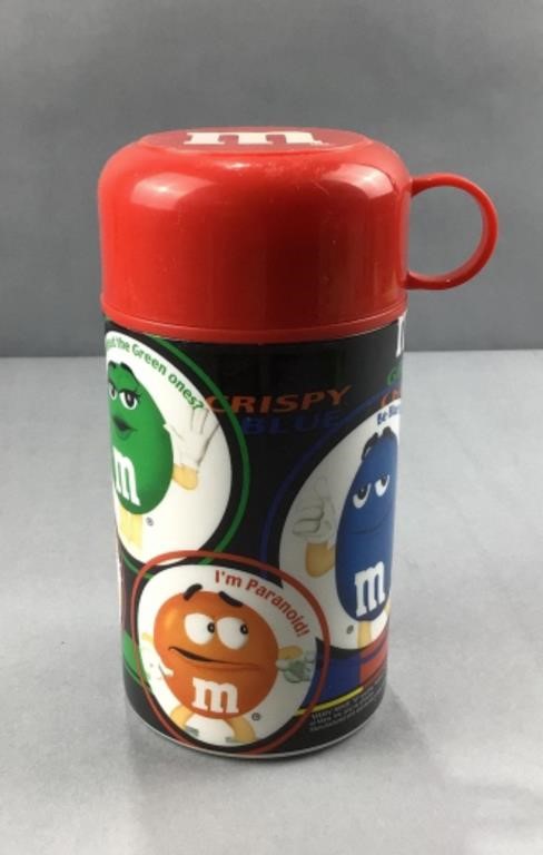 Vintage 2002 M&M's?Insulated Container Mug Thermo