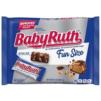 Baby Ruth Fun Size Chocolate Bars 10oz Bag